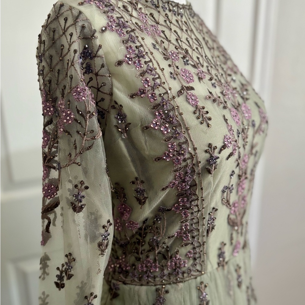 Traditional Anarkali with Long Sleeves for Special Occasions